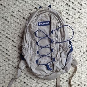 Supreme Reign 23 Cordura Box Logo Silver Hiking Gorpcore Backpack